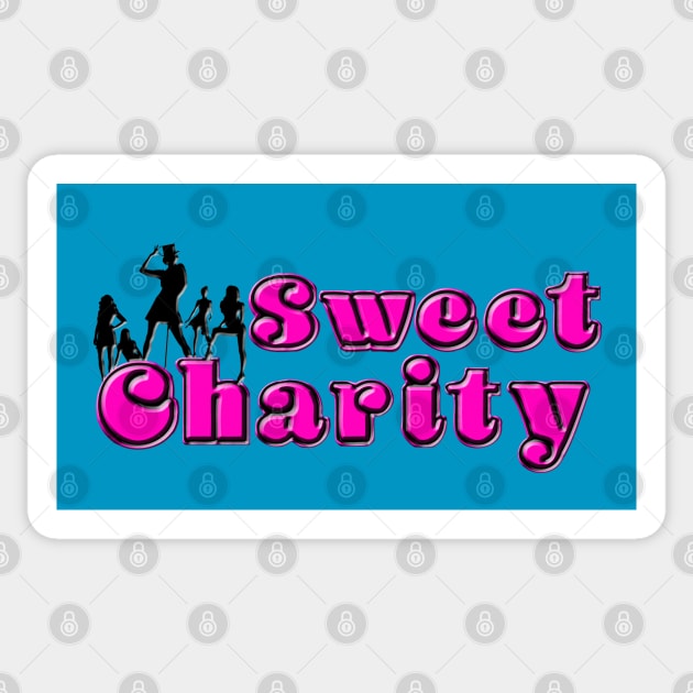 Sweet Charity - Design #2 (can be personalised) Sticker by MarinasingerDesigns